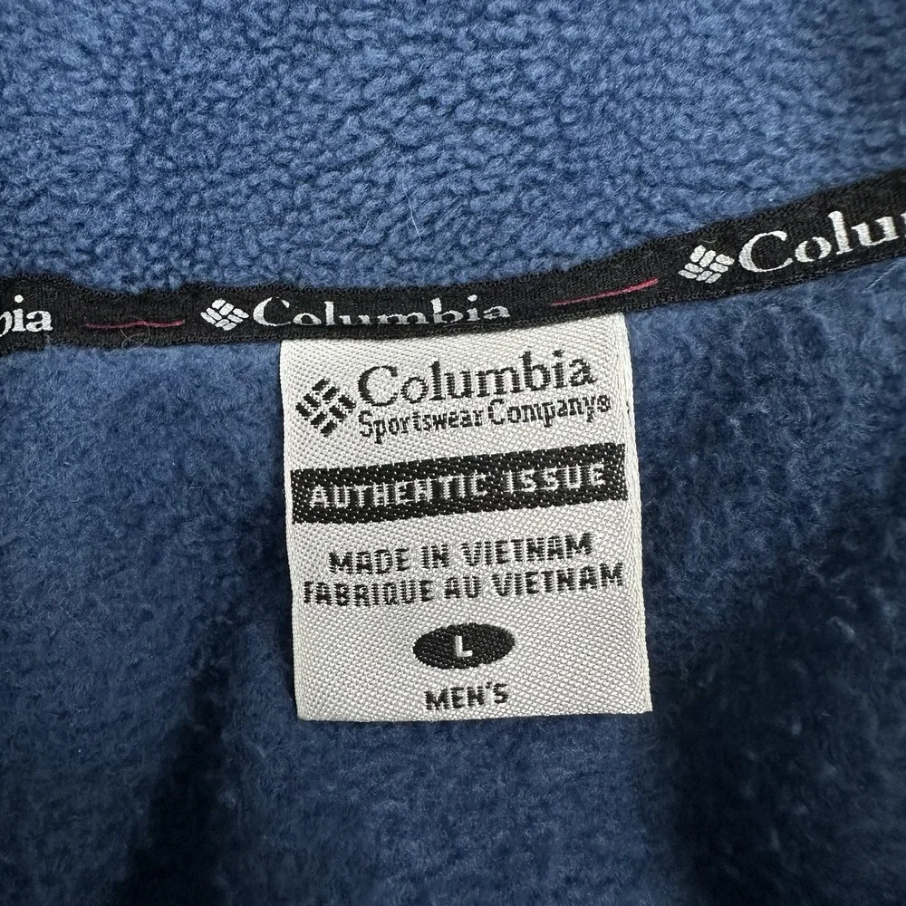 Columbia 3-in-1 Fire Ridge Shell & Fleece Full Zip Jacket‎ Blue/Black Mens Large